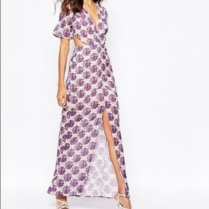 For Love & Lemons clover maxi dress